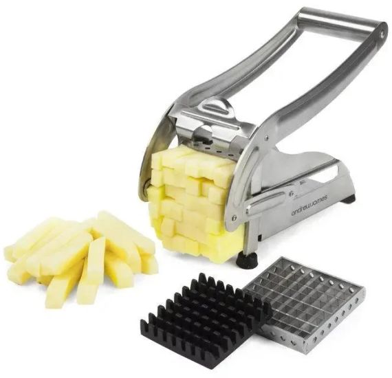 Машинка для нарезки картофеля фри, ручная картофелерезка Potato Chipper Металическая | Зображення 2