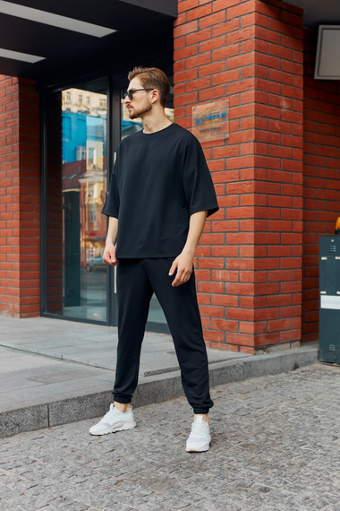 Комплект Марсель оверсайз чёрный S M | Зображення 2