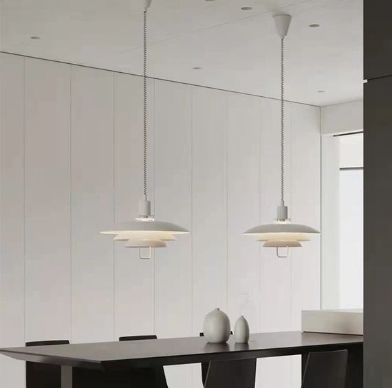 Люстра підвісна на 1 лампочку 27111 Білий 60-170х48х48 см. | Зображення 8