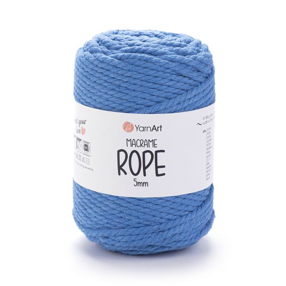 Пряжа YarnArt Macrame Rope 5 мм 786 бавовняний шнур для макраме, панно та кашпо