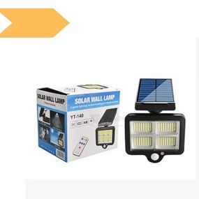 Прожектор XPRO YT-140 сенсорный уличный с солнечной панелью и пультом (30) черный  ( MER-15367_389)