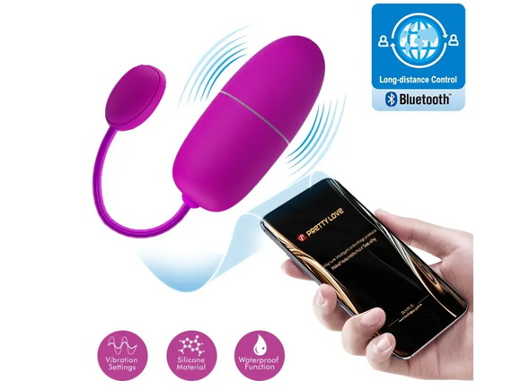 Віброяйце кероване смартфоном Pretty Love — NYMPH 12 режимів вібрації sexstyle | Зображення 1
