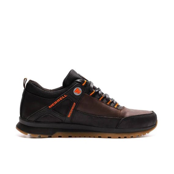 Демісезонні шкіряні кросівки Merrell колір коричневий/чорний | Зображення 2