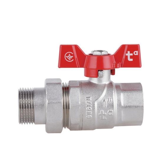 Кран кульовий "Американка" Thermo Alliance Forte 1" прямий SF220W25 | Зображення 3