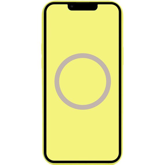 Чохол Silicone case (AAA) full with Magsafe and Animation для Apple iPhone 13 Pro (6.1") Жовтий / Lemon Zest | Зображення 1
