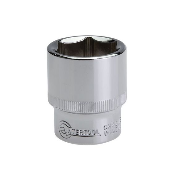 Головка шестигранна 1/2", 27 ммx42 мм Cr-V INTERTOOL ET-00271 | Зображення 1