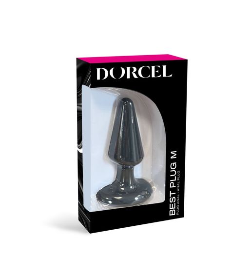 Анальна пробка Dorcel Best Plug M м'який soft-touch силікон, макс. діаметр 4,1см | Зображення 1