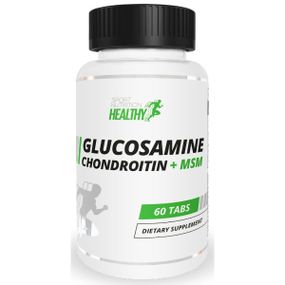 Хондропротектор (для спорту) MST Nutrition Healthy by MST Glucosamine Chondroitin + MSM 60 Tabs