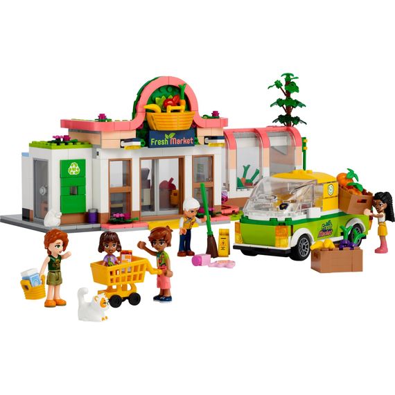 Конструктор LEGO Friends Крамниця органічних продуктів 830 деталей (41729) | Зображення 1