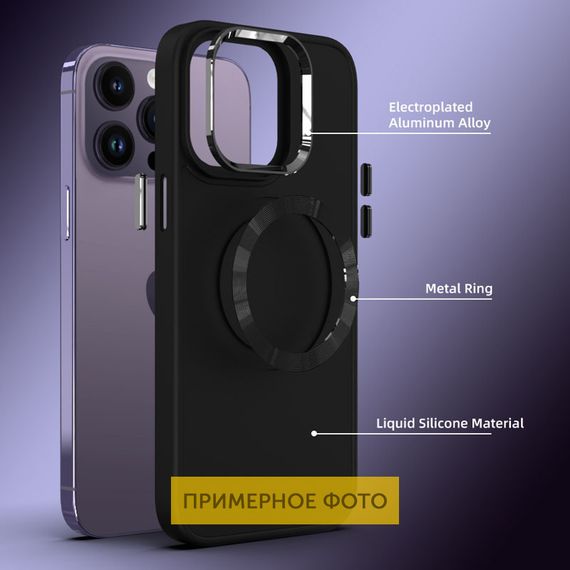 TPU чехол Bonbon Metal Style with MagSafe для Apple iPhone 16 Plus (6.7") | Зображення 2