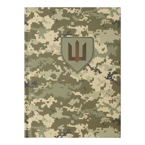 Книжка записная ARMED FORCES А6 64л. BM.24614103-16 BUROMAX клетка, тв. обложка, мат. ламинация+лак, т.зелёный (4823078996688)