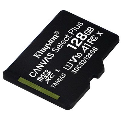 Карта пам'яті Kingston microSDXC 128Gb Canvas Select+ A1 (R100/W85) (SDCS2/128GBSP) | Зображення 1