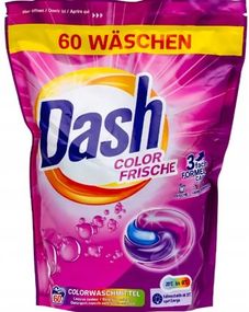 Капсулы для стирки DASH Color Frische (60 капсул) для стирки цветного белья