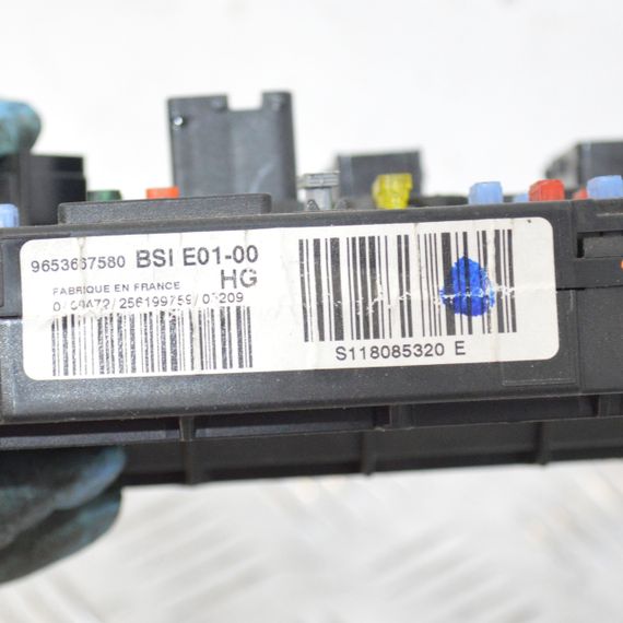 Блок запобіжників BSI E01-00 Citroen Berlingo 1996-2008 Модуль запобіжників БСІ Сітроен Берлінго 9653667580 | Зображення 1