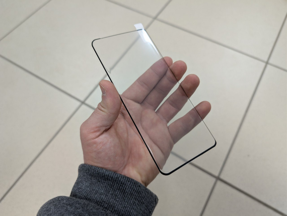 Защитное стекло для OnePlus 8 Pro / ВанПлюс 8 Про Mietubl, 5D, с черной рамкой | Зображення 3