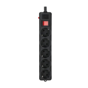 Фільтр мережевий 5 розеток 1,8 м чорний SPG5-G-6B-PRO PRO Gembird
