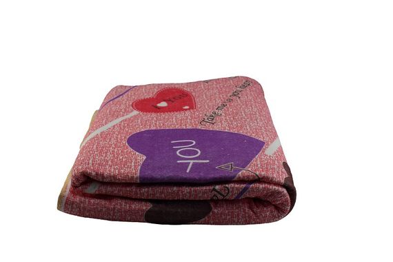Електропростирадло Electric Blanket 7421 150х170 см, рожеве із сердечками | Зображення 2