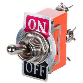 Тумблер 1021 однополюсный 2 положения (ON-OFF) с фиксацией Ny95500915