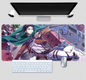 Игровая поверхность для мышки с Аниме принтом "Атака Титанов / Attack on Titan" 800*300*3 мм 0641