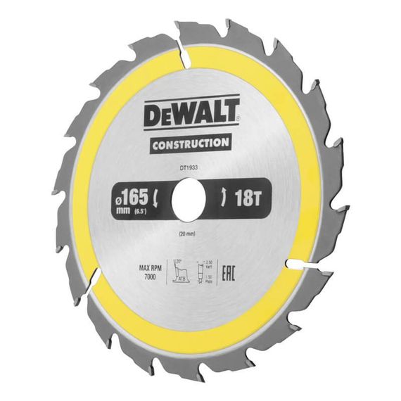 Диск пильний 165*20мм DeWALT DT1933 | Зображення 2