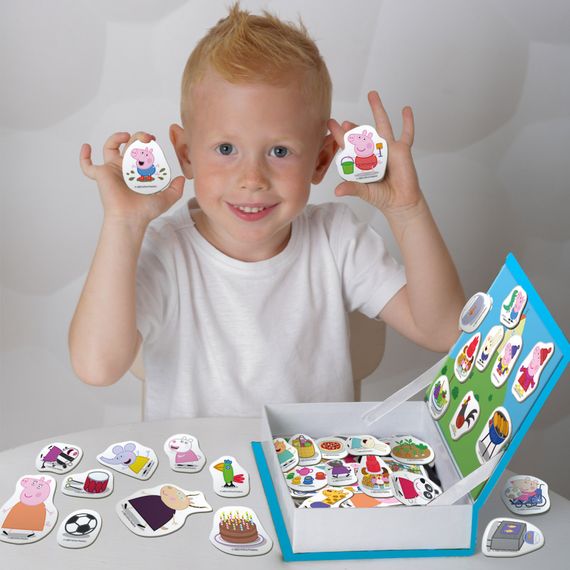 Набор магнитов "Магнитная история Семья Пеппы" МЕ 5031-15, 68 магнитных деталей | Зображення 6