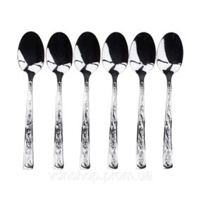 Набір чайних ложок з нержавіючої сталі 6 штук столовий набір HP96925