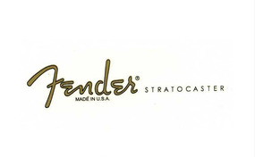 Деколь-наклейка для електрогітари Fender Stratocaster гітари гітарі електрогітарі грифа Фендер голд