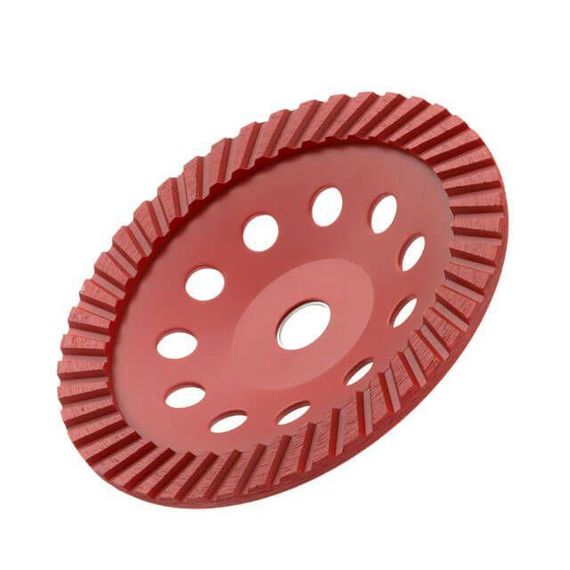 Фреза шліфувальна торцева алмазна Turbo 180 x 22.2мм INTERTOOL CT-6280 | Зображення 1