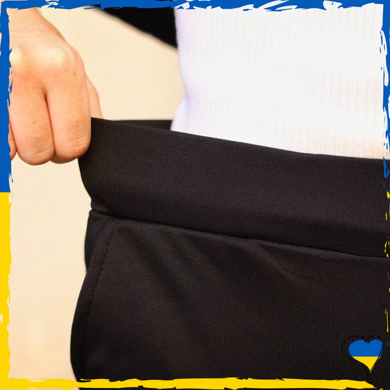 Штани жіночі трикотажні. Штани жіночі чорні. 32, 34, 36, 38, 40 | Зображення 3