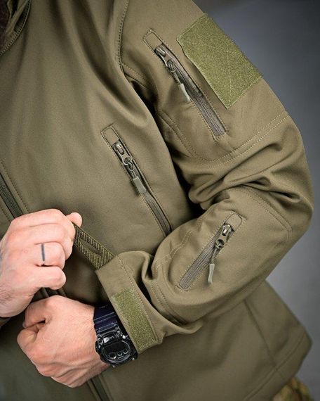 Тактична куртка софтшел LINKOLN олива ПП7948 | Зображення 5