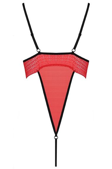 Боди Passion Exclusive AKITA BODY Красное L/XL | Зображення 5