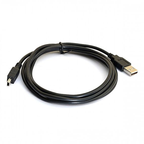Кабель USB 2.0 (AM / Mini 5 pin) 1, 5м, чорний