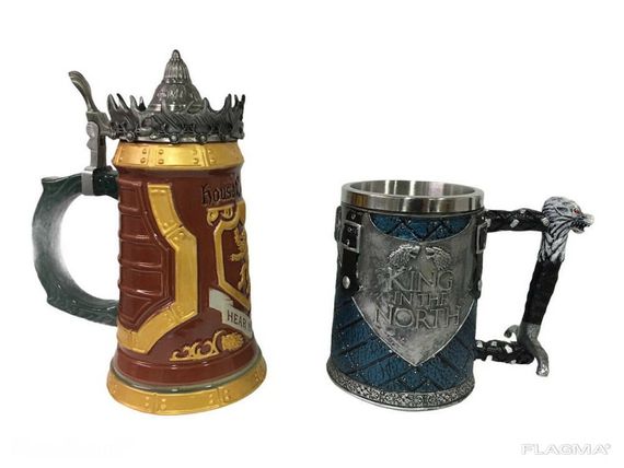 Подарочный набор Кружка Game Of Thrones House Lannister и Кружка King In The North... | Зображення 1