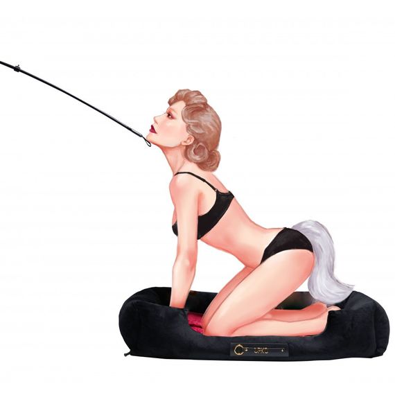 Хвіст на магнітній основі UPKO для Pet Play з лисиного хутра, білий Sex Aura | Зображення 8