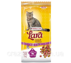 Сухой корм для стерилизованных котов Lara Sterilized with Chicken с курицей 2 кг 410776