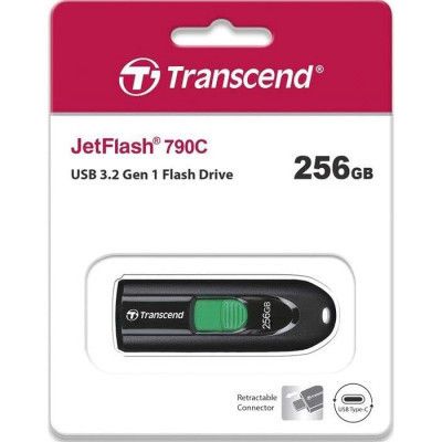 USB флеш накопитель Transcend 256GB JetFlash 790C USB 3.2 Type-C (TS256GJF790C) | Зображення 6