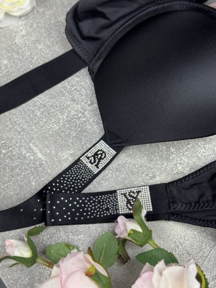 Комплект Victoria's Secret 8073 Push-Up Bra чорний | Зображення 2