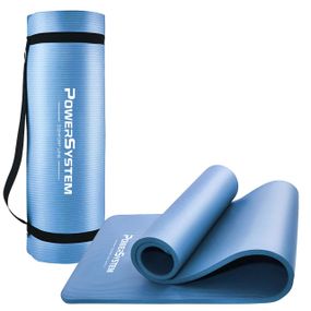 Килимок для йоги та фітнесу Павер сістем PS-4017 NBR Fitness Yoga Mat Plus Blue (180х61х1)