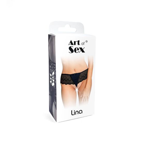 Сексуальные трусики Art of Sex - Lina с жемчугом, размер XS-M | Зображення 2