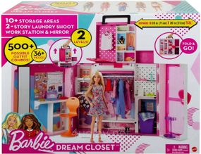 Игровой набор Барби Двухэтажный шкаф Мечты для куклы Mattel Barbie Dream Closet Playset