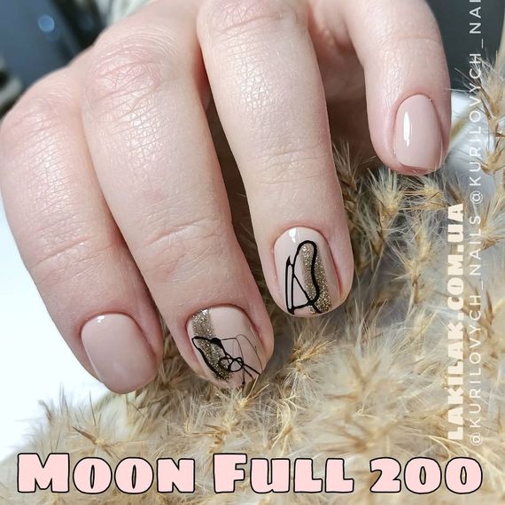 Гель-лак Moon Full №200 карамельний 8мл