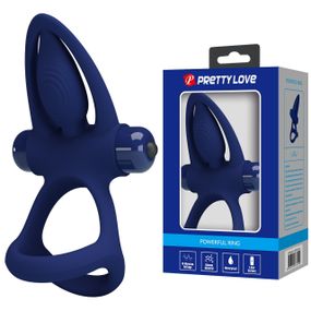 Эрекционное вибро кольцо Pretty Love - Powerful ring, 10 vibration functions, BI-210306-3 Sex Aura