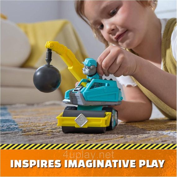 Щенячий патруль Кремез і команда Кульовий таран і фігурка Мотор Paw Patrol Rubble & Crew Motor’s Wrecking Ball | Зображення 7