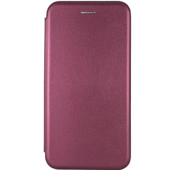Шкіряний чохол-книжка Classy для Xiaomi Redmi 15 (Global) Бордовий