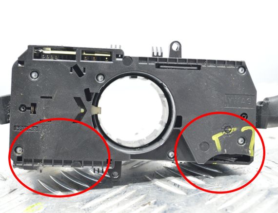 Підрульовий перемикач в зборі Volkswagen Polo IV 2001-2009 Перемикач поворотів двірників Фольксваген Поло 4 6Q0953503CE | Зображення 3