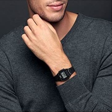 Черные мужские часы наручные стальные оригинальные Япония Casio Collection B640WB-1AEF | Зображення 3