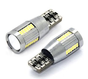 Светодиодная автолампа T10 (W5W) White  PL-T10-26-4014SMD CANBUS with lens Sumsung 带解码带透镜