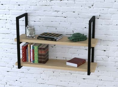 Полка настенная Loft Design PL2-112-32 дуб борас