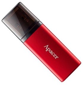 Flash Drive Apacer AH25B 64GB USB 3.2 (AP64GAH25BR-1) Red