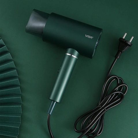 Фен для волосся з насадками універсальний VGR V-431 1600-1800 Вт, Професійний фен для об'єму QA-92 | Зображення 7